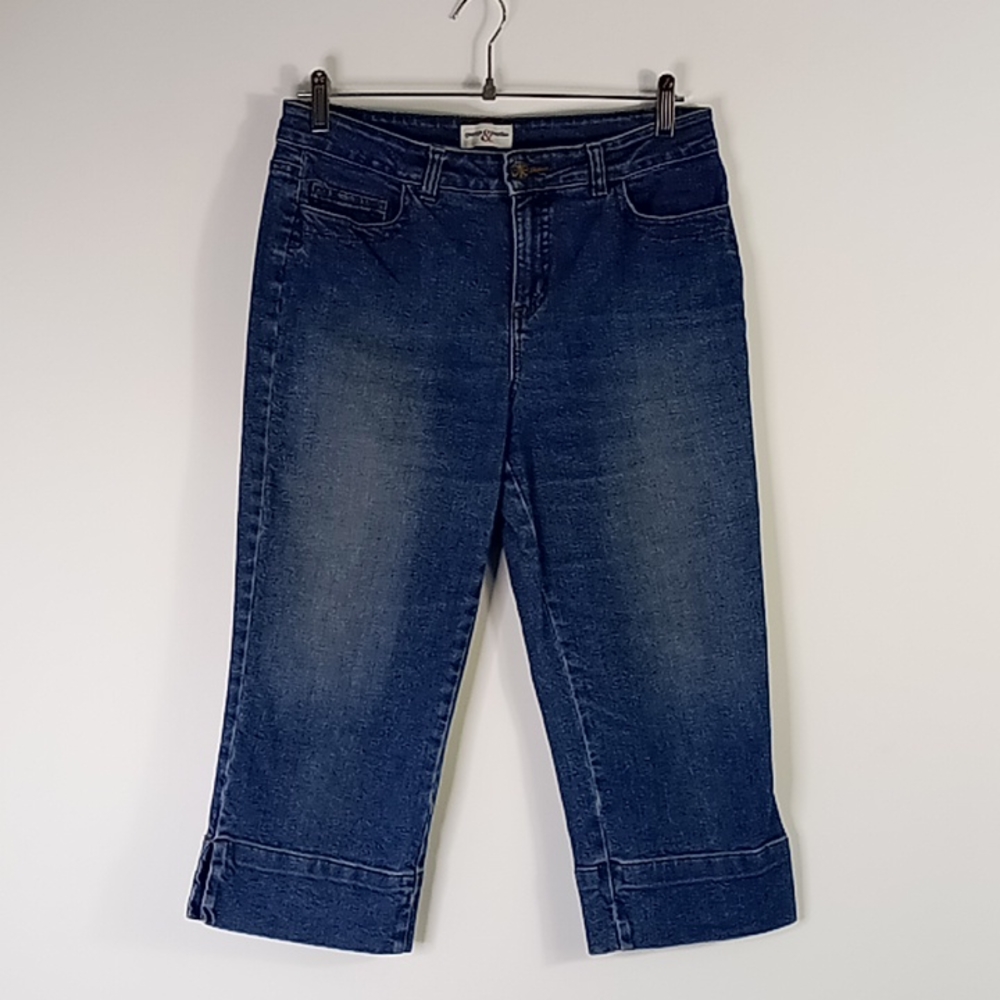 George & Martha Straight Leg Jean Capri Size 8